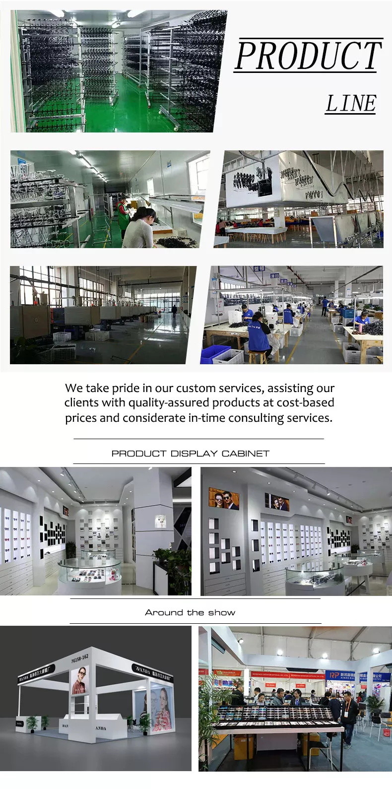 Clear Lens Acetate Titanium Glasses , Unisex Metal Frame Glasses OEM
