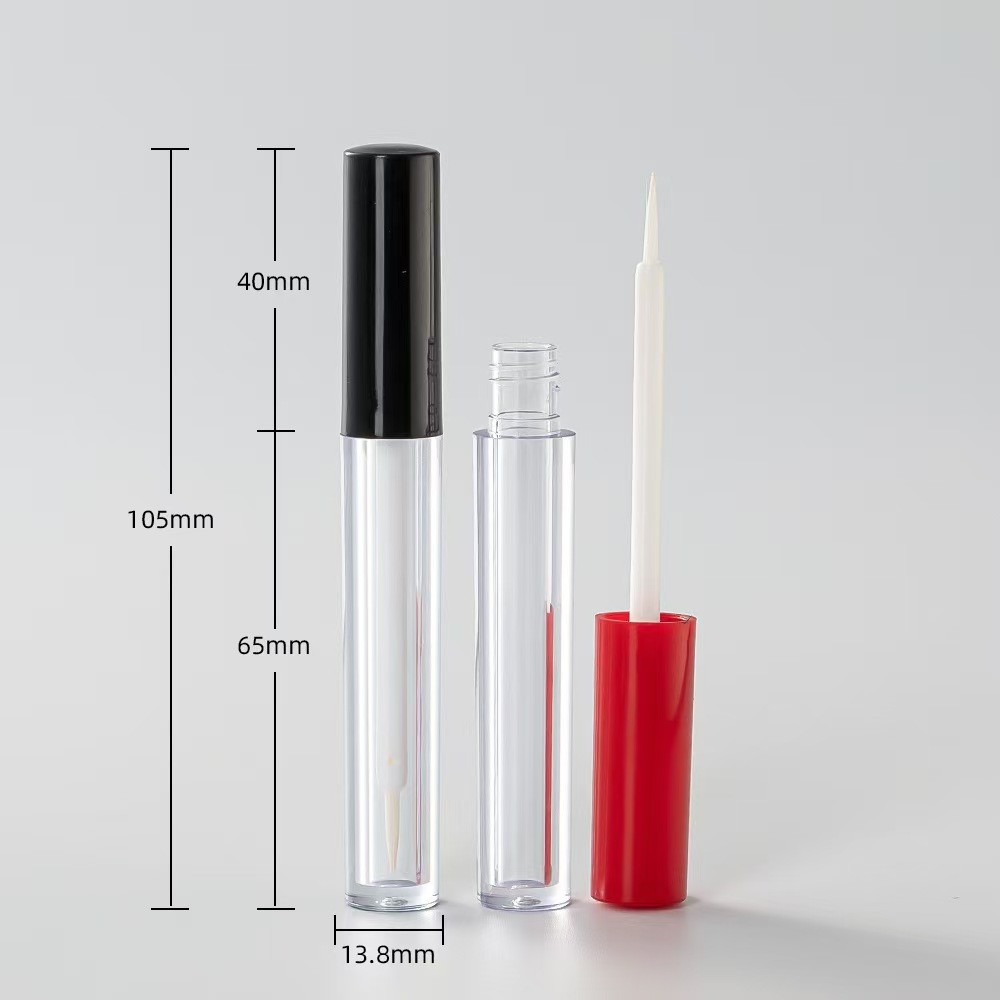 Cylindrical Slim Lip Glaze Tube for Repair Liquid and Other Cosmetics