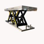 Heavy Duty Stationary Scissor Lift Table 39.37in Double Horizontal 4 Ton