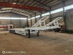 1310mm Wheel Base Lowbed Semi Trailer for Heavy Cargo Transportation