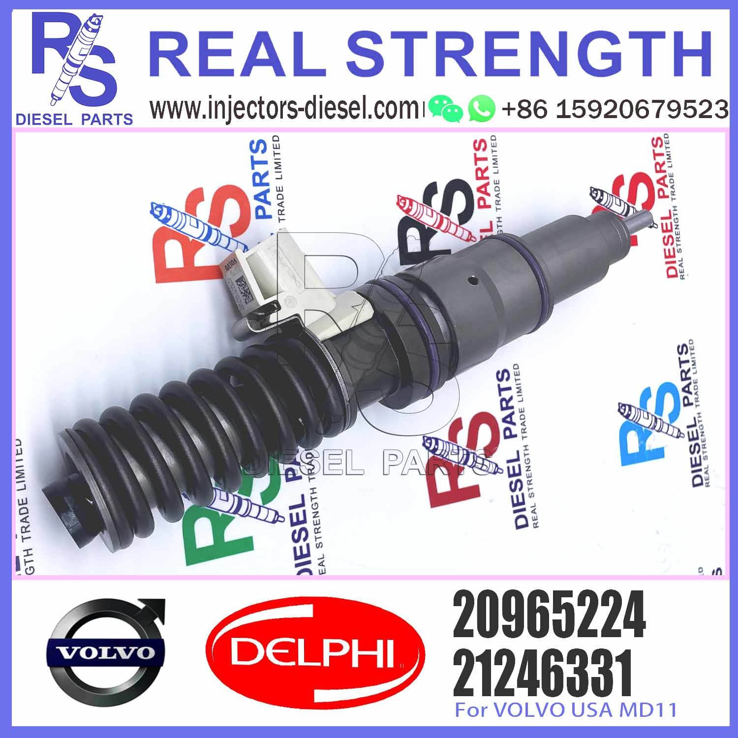 Diesel Fuel Common Rail Injector 21246331 BEBE4F00001 20965224 For E3.3 E3.4 E3.5 New Technology