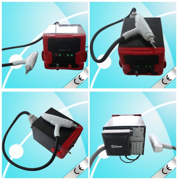 Portable 1064nm 532nm Q-switched Nd Yag tattoo removal Laser machine red blood