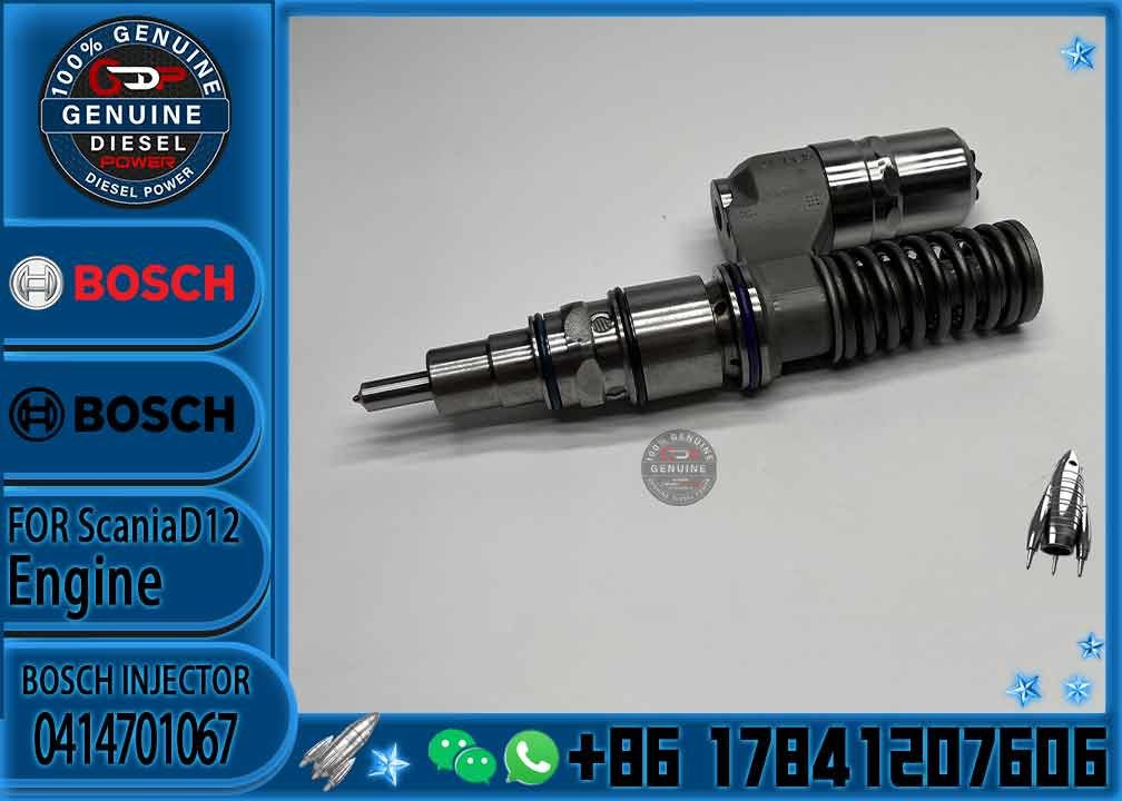 Remanufactured Diesel Fuel Injector 0414701067 0414701045 0414701057 For Bo-sch Scania DC11 Engine