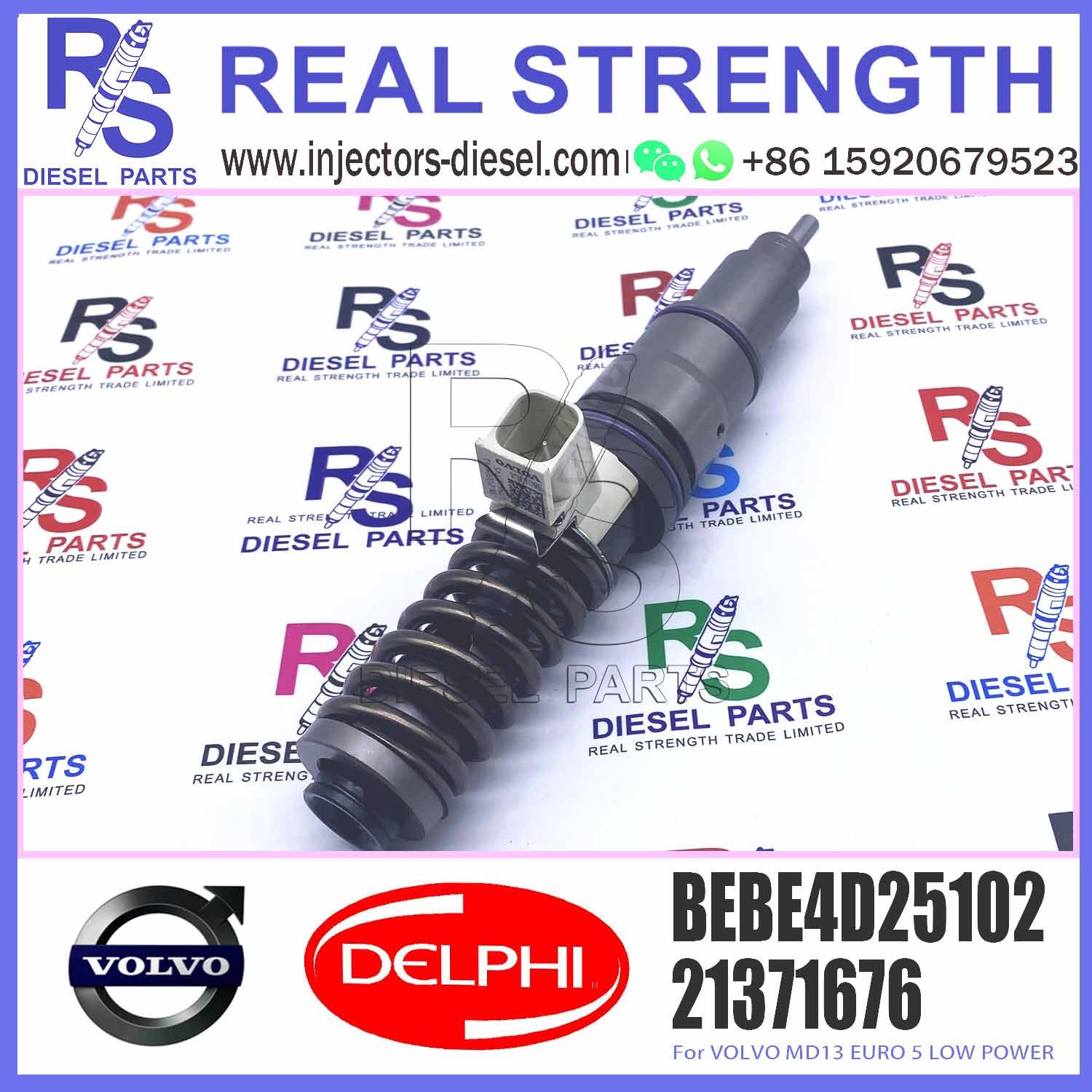 High Quality Diesel Fuel Injector 3801391 4 Pins Fuel Injection Nozzle BEBE4D25002 BEBE4D25102 For V-O-L-V MD13 EURO 5 MED