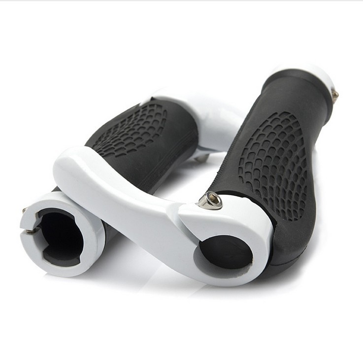 Lightweight Electric Bike Parts 225cm White Mountain Bike Grips