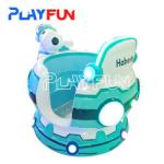 Haberdo kids ride Amusement kids cup Swing Ride Game Machine with MP5
