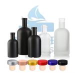 Super Flint Base Material Clear Glass 200ml 375ml 500ml 750ml Bottle for Whiskey