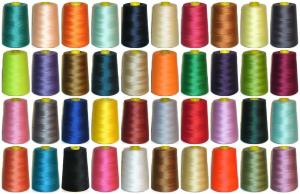 Wholesale 20/3 3000m 5000m 100 Spun Polyester Sewing Thread Quilting industrial sewing machine thread from china suppliers