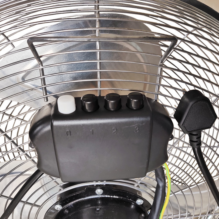 High Velocity Electric Oscillating Fan 16 Inch Metal Industrial Floor Fan