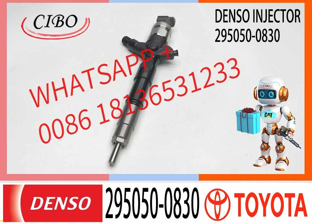Common Rail Injector 23670-30390 23670-39395 295050-0080 295050-0830 Fuel Injector For Toyota