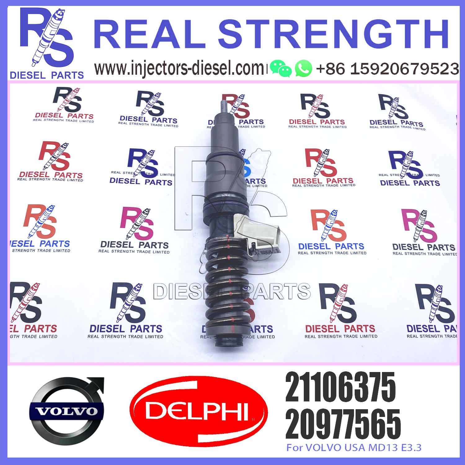 BEBE4F04001 Diesel Engine Common Rail Fuel Injector BEBE4F04001 21106375 For Vo lvo