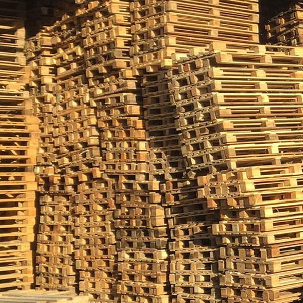 Double Head Sawdust Recycling Wood Pallet Feet Machine