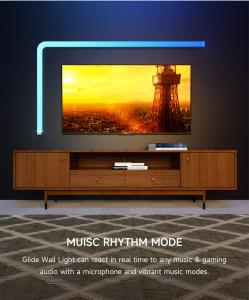 Wholesale Music Sync Glide Smart Wall Light RGBIC For Bedroom Game Decoration from china suppliers