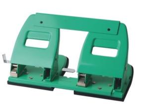 Wholesale Green Color Rubber Basin 24 sheets metal 4 holes paper puncher from china suppliers