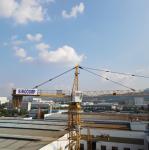 5t 6 Ton Flat Top Tower Crane Safety 55m