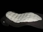 Black Outdoor Rattan Daybed , Garden Patio Round Lounge Bed