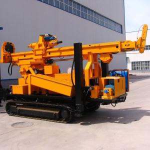China Pneumatic RC Drill Rig DTH Crawler Mounted For 280 Meters Depth on sale