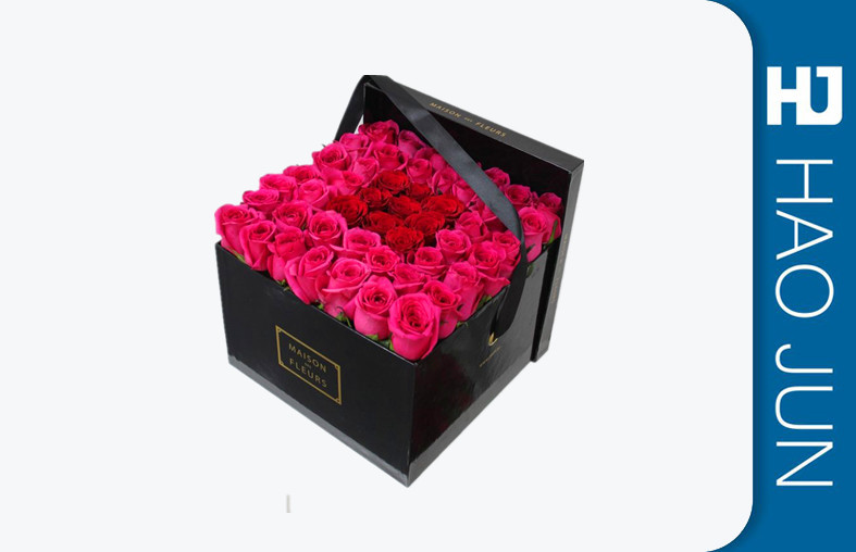 Customized Different Design Cardboard Luxury Flower Packaging Box With Custom Logo