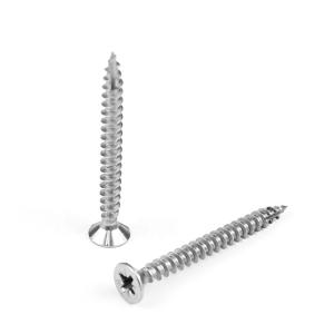 Wholesale Pozi Double Flat Head 316 Stainless Steel Chipboard Screw for Wood Deck Installation from china suppliers