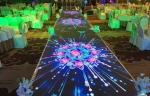 52×52 dots 3840Hz Colorful Led Dance Floor Rental P4.81mm High Refresh