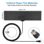 Amplifier Indoor Digital TV Antenna , Indoor Television Aerials F Male