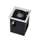 jewelry store single square COB LED grille spotlight 10W recessed led light