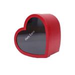 Heart Shaped Chocolate Candy Flower Gift Paper Packaging Box with Clear PVC