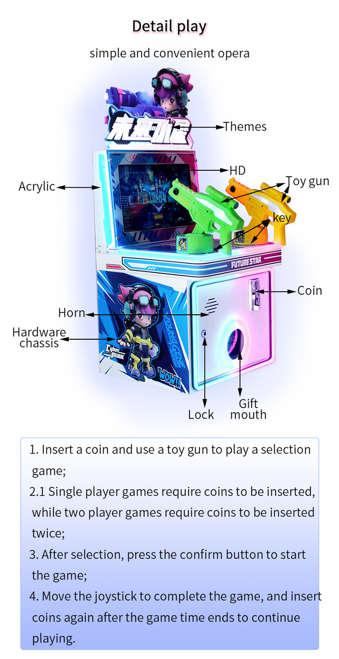 Wholesale Coin-Operated Games Arcade Games Machines Shooting Ball Games For Kids