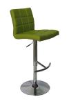 Green Chrome 0.059CBM/CTN Faux Leather Bar Stool ODM