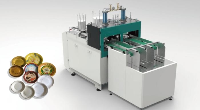 Biodegradable Compostable Disposable Fully Automatic Paper Plate Forming Machine