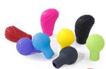 Anti Slip Pattern Silicone Rubber Cover , Silicone Automatic Gear Shift Knob
