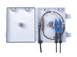 Durable Wall Mount Termination Box , 2/4/6 Cores Fiber Optic Termination Cabinet