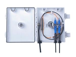 Wholesale Durable Wall Mount Termination Box , 2/4/6 Cores Fiber Optic Termination Cabinet from china suppliers