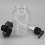 Transparent 77*114mm 450ml Reusable Shampoo Bottles