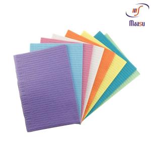 Wholesale Disposable Medical Waterproof Dental Bibs Paper+Poly from china suppliers