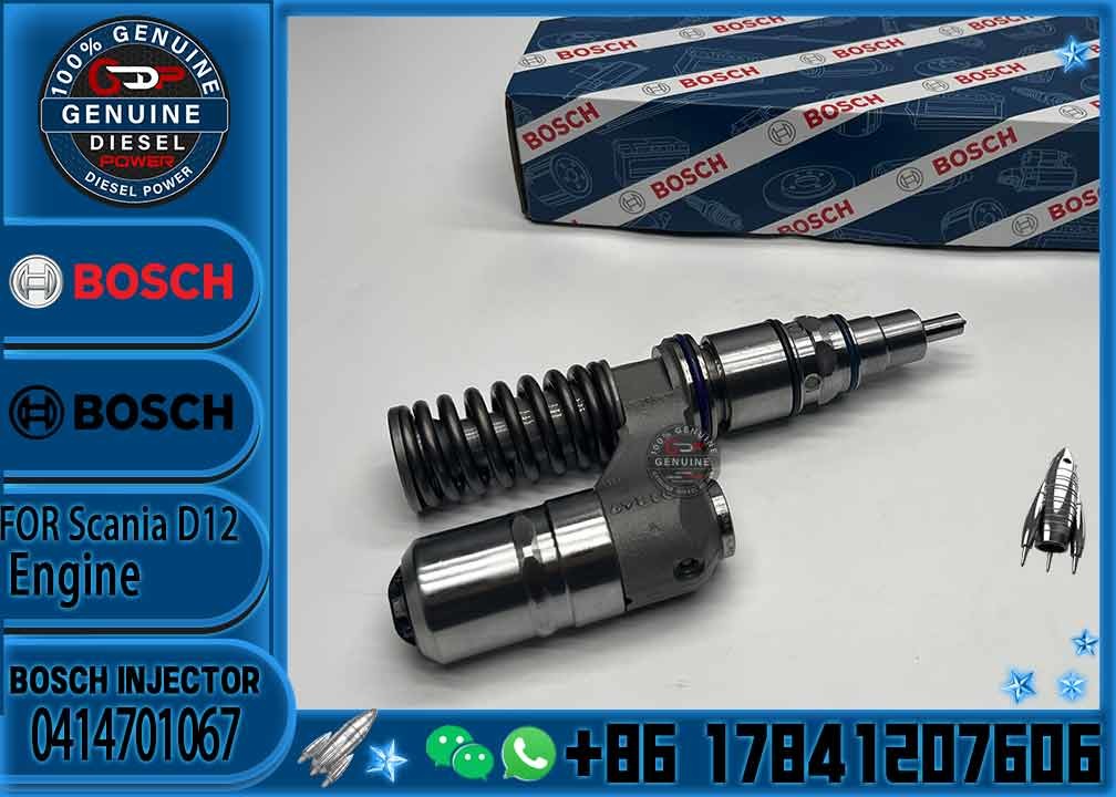 High Quality And Good Price Diesel Unit Fuel Injector 0414701067 0414701045 1805343 For Scania R340 P340 10.6 d