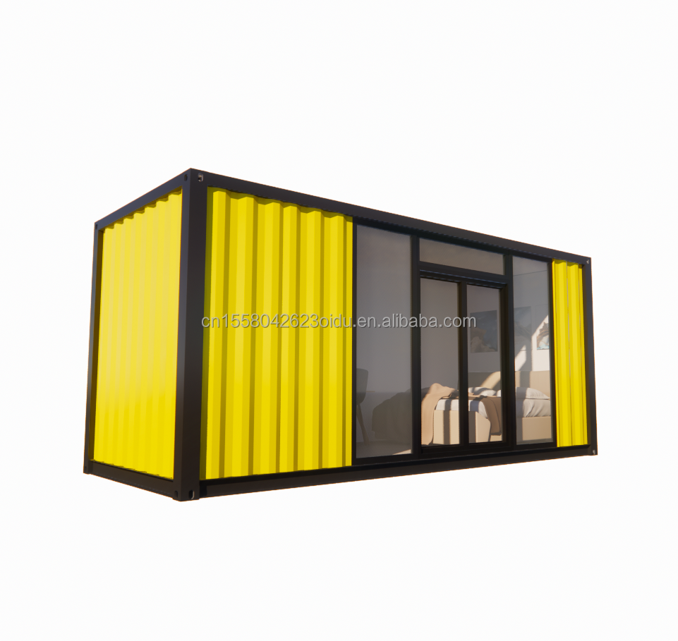 Prefabricated Houses Villas Steel Structure Container House Luxurious Tiny House with Window Aluminum Alloy Windows