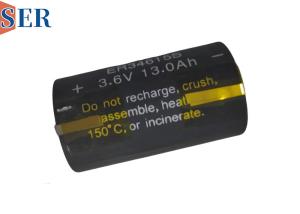 Wholesale CC Size 3.6V ER34615S Li SOCl2 Battery 13000mAh Ranging From -55 To 165°C from china suppliers