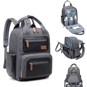 Wholesale Luxury Mommy Travel Waterproof Baby Diaper Backpack Multifunctional Laptop Bag for Mom&amp;Dad Diaper Bag from china suppliers