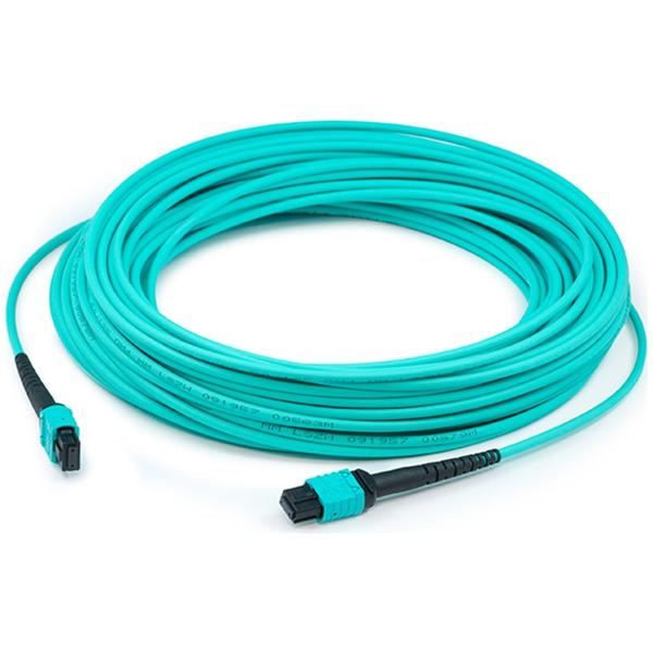 20ft Armored Cable MPO MTP Indoor 12 Core Multimode Fiber Optic Cable High