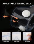 Safety Goggles Anti-Fog & Crystal Clear Lens Protective Lab Goggles, Eye