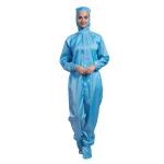 Dust Free Clean Room Garments Hooded ESD Antistatic Workwear Coverall