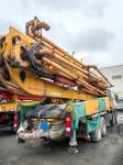 Used Concrete Pump Truck Total Weight 42870kgs on a Mercedes Benz Xc Mg 56 M