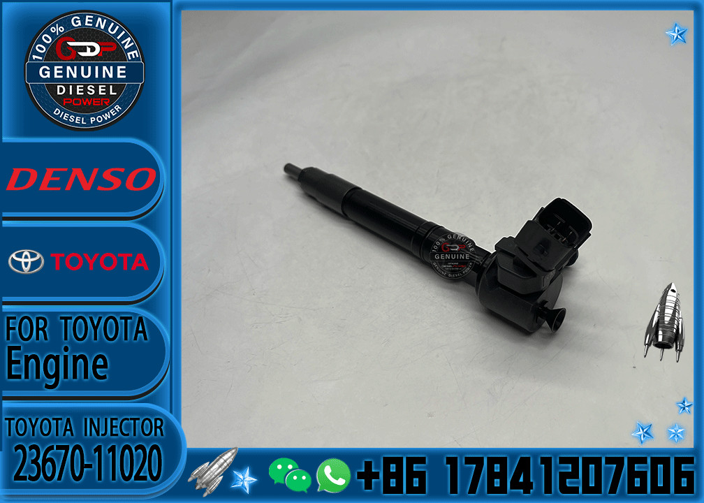 High Quality Fuel Injector 23670-09430 23670-11020 23670-19025 295700-0560 23670-0E020 for Toyota Hilux 2GD-FTV 2.4L