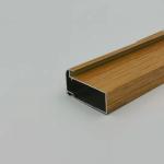 Libya 6063 Kitchen Aluminum Profile Wood Grain Powder Coated