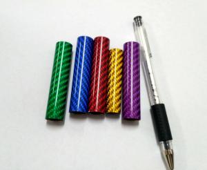 Wholesale 25mm 28mm 31mm diameter green red blue gold  colorful colored carbon fiber tube from china suppliers