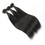 Strong Weft Straight Virgin Hair Weave / Brazilian Straight Human Hair Weave