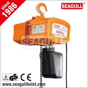 Wholesale 1 ton / 1 tonne / 1t electric chain hoist , electric mni crane 12 v from china suppliers