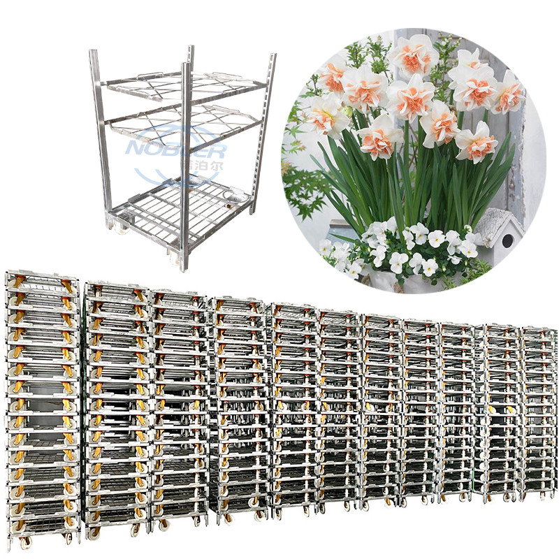 Metal plate Danish trolley hot dip galvanized nursery special trolley