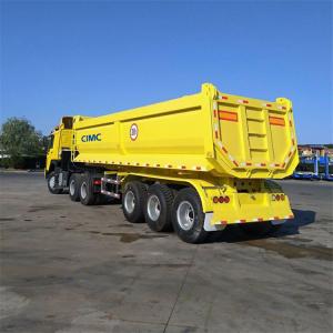 Wholesale 40 Ton 60 Ton CIMC 3 Axle Heavy Duty Dump Trailers from china suppliers